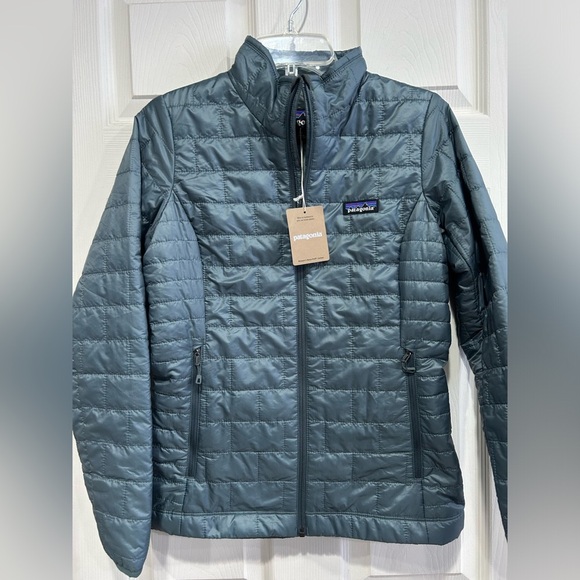 Patagonia Women’s XS Nano Puff Jacket Nouveau Green Grey NWT Puffer Puffy - Picture 1 of 12
